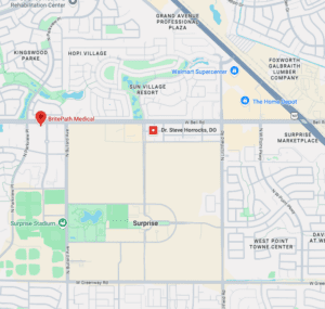 Surprise office location map