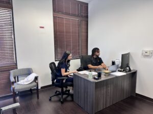 Surprise Doctors discussing diagnosis